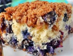 Recette Gateau Croustillant Aux Bleuets Blueberry Recipes Streusel Cake Food