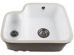Reginox tuscany 1 5 bowl white ceramic white ceramic undermount kitchen sink caple ettra 1 5 bowl white ceramic wickes contemporary 1 5 bowl undermount. 1810 Company Etroduo 343 136uc 1 5 Bowl Undermount Ceramic Sink Ed 3413 U C 091 Wh