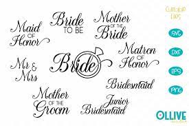 Download Bride Wedding Party Svg Bride Party 532155 Cut Files Design Bundles