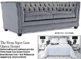 West elm bliss queen sleeper sofa. Stylish Sleeper Sofas Yes Really Pressreader