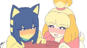 Ankha and Isabelle got drunk | An Animal Crossing anime - YouTube
