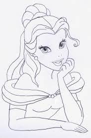 Little Princess Belle By Lola091 On Deviantart Disney Princess Drawings Princess Drawings Easy Disney Drawings