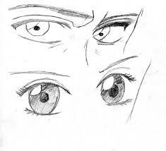 Male Vs Female Anime Eyes By Xenastar18 On Deviantart Here you can see i changed the jaw a little.