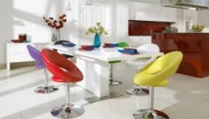 Folding chairs are practical no matter how big or small your home is and that's because they're this is the fieldchair, a folding garden chair that looks funky and stylish whether it's folded or not. Colourful Contemporary Dining Frost Dining Table And Gel Chairs Fresh Design Blog