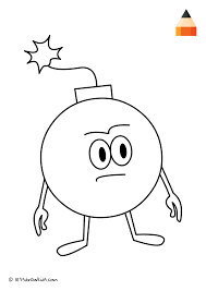 Super coloring free printable coloring pages for kids coloring sheets free colouring book illustrations printable pictures clipart black an. Coloring Page Emoji Bomb Emoji Coloring Pages Star Coloring Pages Unicorn Coloring Pages