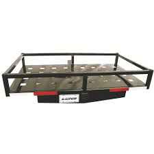 Lund 54 In Hitch Cargo Carrier 4450 The Home Depot Hitch Cargo Carrier Cargo Carrier Hitch Cargo