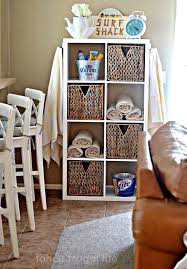 Ikea Kallax Shelving As Surf Shack Kallax Ikea Pool Storage Pool Towels