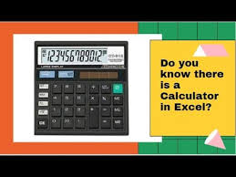 Do You Know There Is Calculator In Excel In 2020 Calculator Excel Did You Know