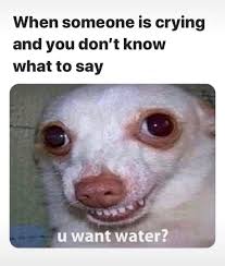 U Want Water Meme