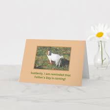 Maybe you would like to learn more about one of these? Photo Of Goat Happy Father S Day Stubborn But Love Card Zazzle Com Happy Fathers Day Happy Father Love Cards