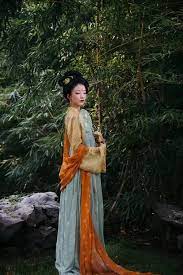 中原汉服 汉服摄影 贵妃醉酒 才府 saree fashion costumes