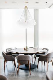 Open pedestal round dining table our open pedestal wood dining table is a classic design with a structural open base that adds a modern touch. Paradise Valley Staycation Ave Styles Round Dining Room Dining Room Chairs Modern Dining Chairs