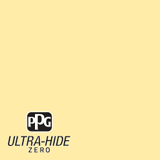 This color combination is a perfect example of the power of contrast. Ppg 1 Gal Hdpy42 Ultra Hide Zero Buttercup Flat Interior Paint Hdpy42z 01f The Home Depot