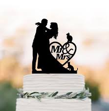 Unique Wedding Cake Topper With Cats Bride And Groom Wedding Etsy In 2020 Wedding Humor Cat Wedding Cake Topper Diy Wedding Cake Topper