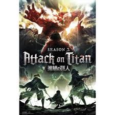 I hope titane gets released in the states by the end of this year, but i'll be first in line no matter opening film : Poster L Attaque Des Titans Season 2 Key Art 91 X 61 Cm Cdiscount