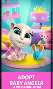 It is a branch of the cult neighbor in the genre of my talking tom. and in fact was originally just a version for the female half of gamers. My Talking Angela Mod Apk Free Download Full Unlocked