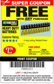 We did not find results for: Harbor Freight Tools Coupon Database Free Coupons 25 Percent Off Coupons Toolbox Coupons 24 Pack Heavy Duty Batteries