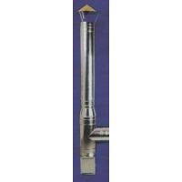 Cos Fum Inox Complet Dublu Izolat Diametru 550 Inaltime 12 Calor