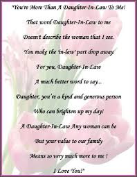 Birthday Wishes For My Future Daughter In Law Quotes Poems Sayings Jokes Daughter In Law Quotes Daughter In Law Gifts Law Quotes