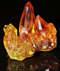 Zincite Minerals And Gemstones Minerals Crystals Rocks Orange Crystals