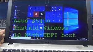 Microsoft and windows are either registered trademarks or trademarks of microsoft corporation in the united. Asus X541n Install Windows 10 With Uefi Boot Youtube
