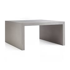 Shop Cascade Square Coffee Table Crafted With The Look Of Poured Concrete Our Cascade Coffee Ta Coffee Table Modern Square Coffee Table Concrete Coffee Table