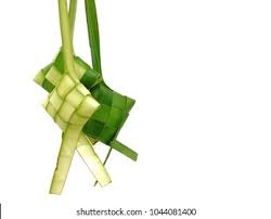 Selamat hari raya aidilfitri greeting card banner. Ketupat Rice Dumpling On White Background Stock Photo Edit Now 1044081400