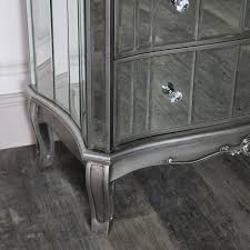 Alibaba.com offers 275 2 drawer mirrored bedside table products. Pair Of Mirrored Bedside Tables Tiffany Range Melody Maison