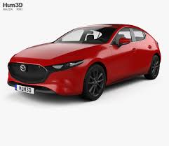 Mazda 3 Hatchback 2019 3d Model From Hum3d Com Mazda 3 Hatchback Mazda Hatchback