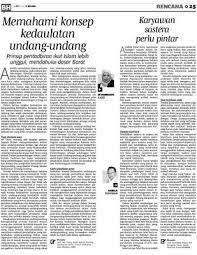 Maksud kedaulatan undang undang adalah. Memahami Konsep Kedaulatan Undang Undang Klik