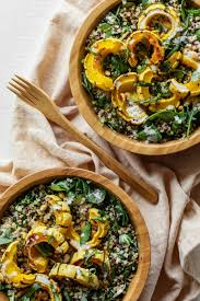 Delicata Squash Quinoa Power Bowl Flora Vino Recipe Delicata Squash Buddha Bowl Sauce Power Bowl Recipe