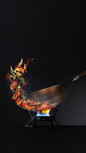 Maybe you would like to learn more about one of these? Wok Pan Cooking Utensil Kitchen Utensil Background Food Photography Background Food Menu Design Street Food Design