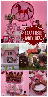 Rustic horse birthday party ideas that we love from this fun day include: Girl Horse Party Decorations Novocom Top