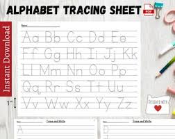 Here's the definition as well as variations and examples of use. Practice Alphabet Etsy