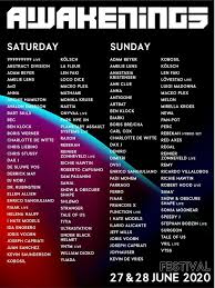 Adam beyer, amelie lens, charlotte de witte. Awakenings Festival 2020 Announced Full Lineup And Tickets Sale