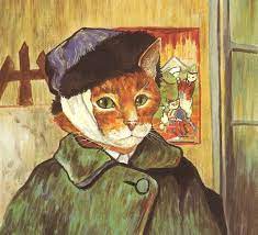Pencil drawing probably a self portrait by hovsep pushman. Susan Herbert Self Portrait Van Gogh Antique Vintage Art Prints Ready To Frame Cat Painting Art Vintage Art Prints