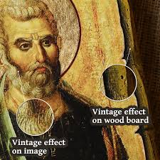 Handmade Wooden Orthodox Icon