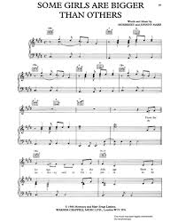 Some girls are bigger than others lyrics. Some Girls Are Bigger Than Others Sheet Music By Johnny Marr Nkoda