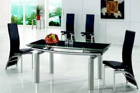 Add this item to favorites. Olivia Black Glass Extending Dining Table