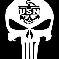 Seal wall decal at fathead. U S Navy Anchor Punisher Skull Vinyl Decal Ur Impressions Llc