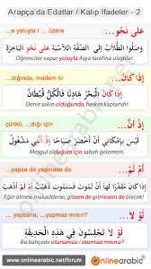 Arapca Da Edatlar Ve Kalip Ifadeler Arapca Da Edatlar Baglaclar Terkipler Ve Kaliplar Arapca Dili Ogrenme Araba