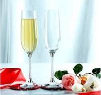 Amazon.com | Champagne Flutes Tall Champagne Glasses-4 ...