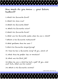 How Much Do You Know Your Future Husband Awesome Bachelorette Party Bachelorette Party Bachelorette
