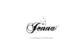 Jenna this cursive themed name graphic includes custom lettering with the name. Pin On Christmas