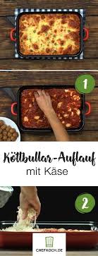 Kottbullar Auflauf Mit Kase Lebensmittel Essen Rezepte Kottbullar Rezept