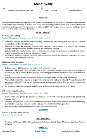 Experienced business development executive, skilled in client education and managing marketing and sales campaigns. Resume Cv Sample For Business Development Executive Jobsdb Hong Kong