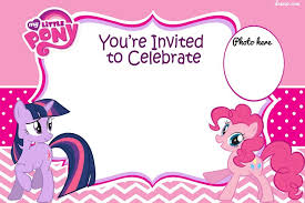 Blank my little pony template. Updated Free Printable My Little Pony Birthday Invitations My Little Pony Invitations My Little Pony Birthday Little Pony Party
