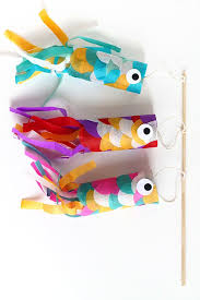 Hier dreht sich alles ums basteln mit papier. Diy Mini Koinobori Japanese Flying Carp Diy Squirrelly Minds Diy For Kids Paper Roll Crafts Crafts