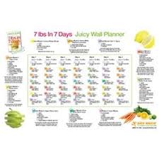 Juice Master Juicing Recipes Advice And Juice Diets Juice Master Wall Planner Juice Diet Plan