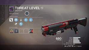 Increased reload, stability, and handling when enemies are in close proximity. How To Get The Threat Level Shotgun In Destiny 2 Heavy Com